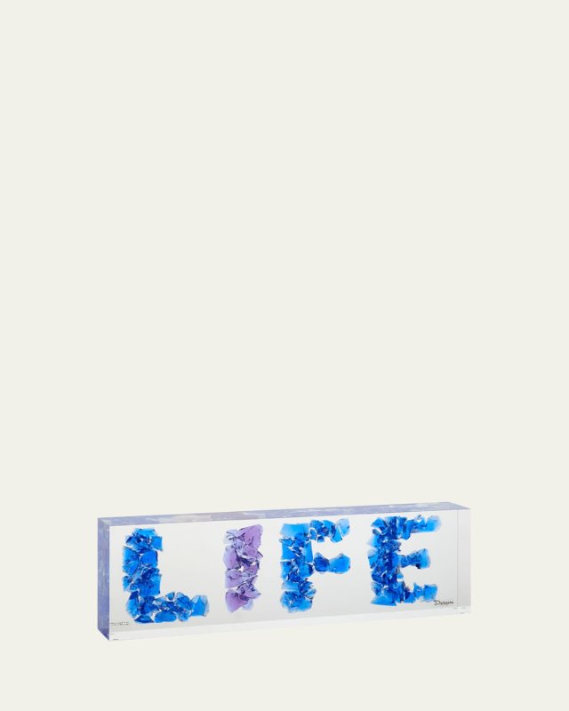 "Life" Crystal Art by Richard Woleck & Jean-Francois Bollie